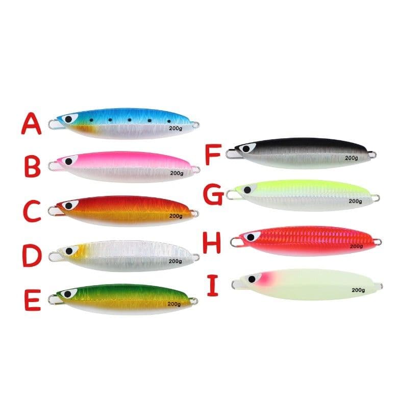 10本 セット 180g 選べる メタルジグ TGベイト タイプ 高比重