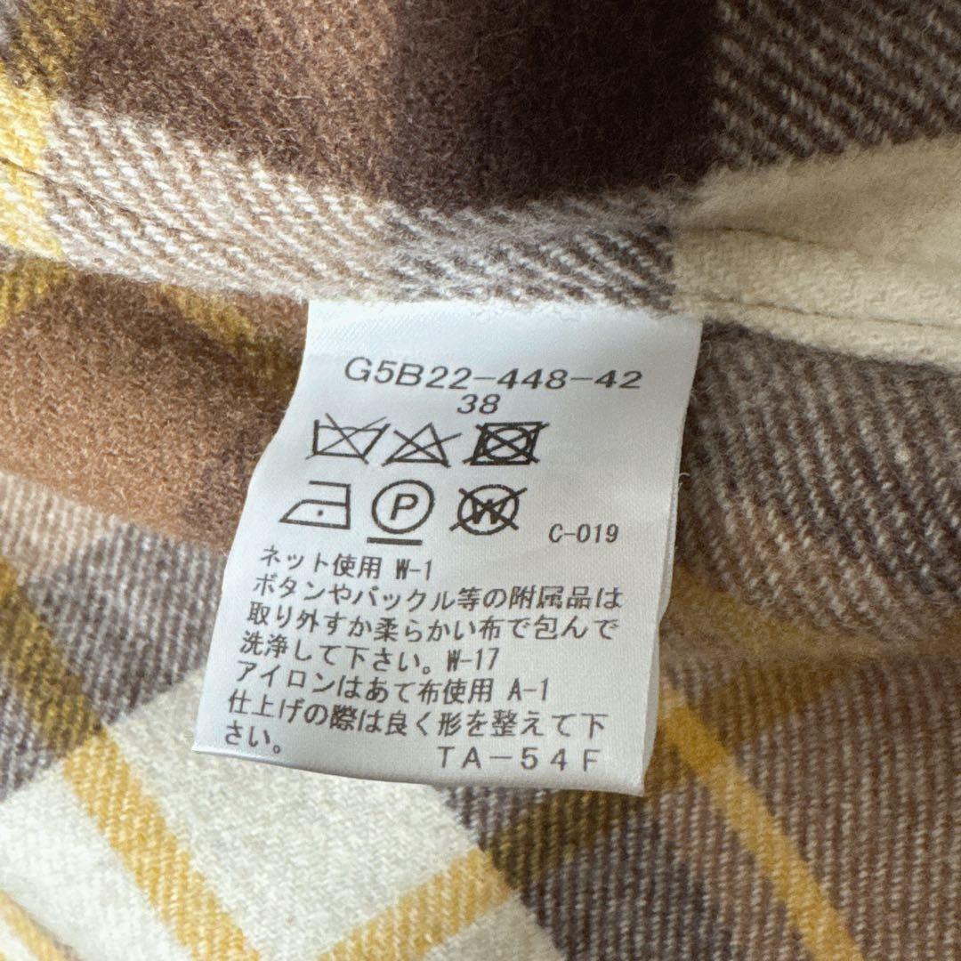 極美品✨️24AW　定価11万　マッキントッシュ　FYVIE チェックウールコート