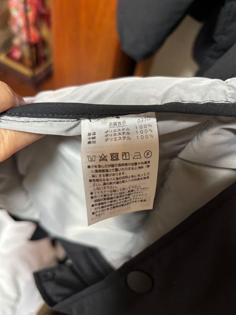 YONEX フード付きロングダウンコート ブラック Mサイズ