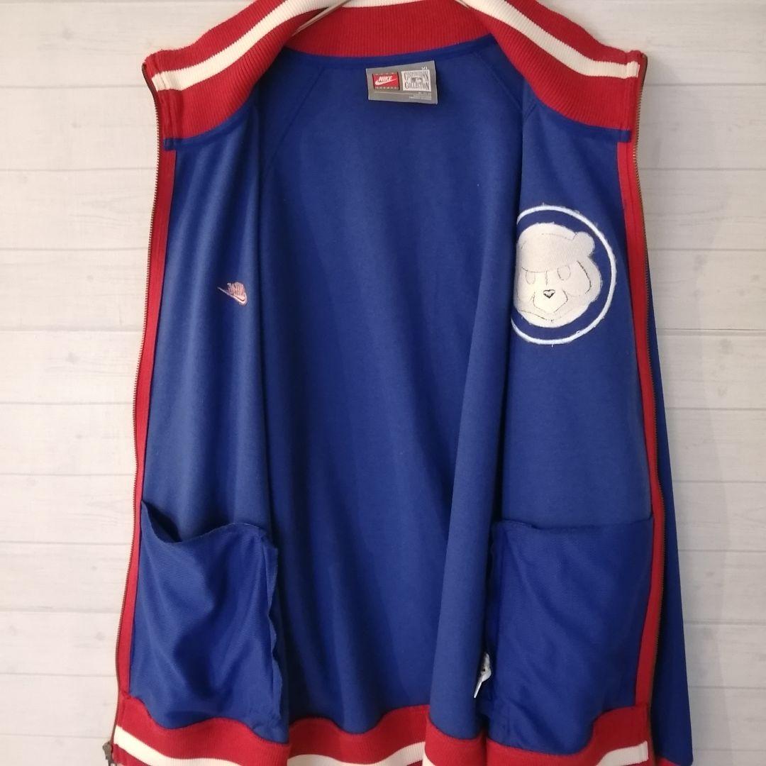 【希少】NIKE × シカゴ・カブス 刺繍ロゴ トラックジャケット　XL