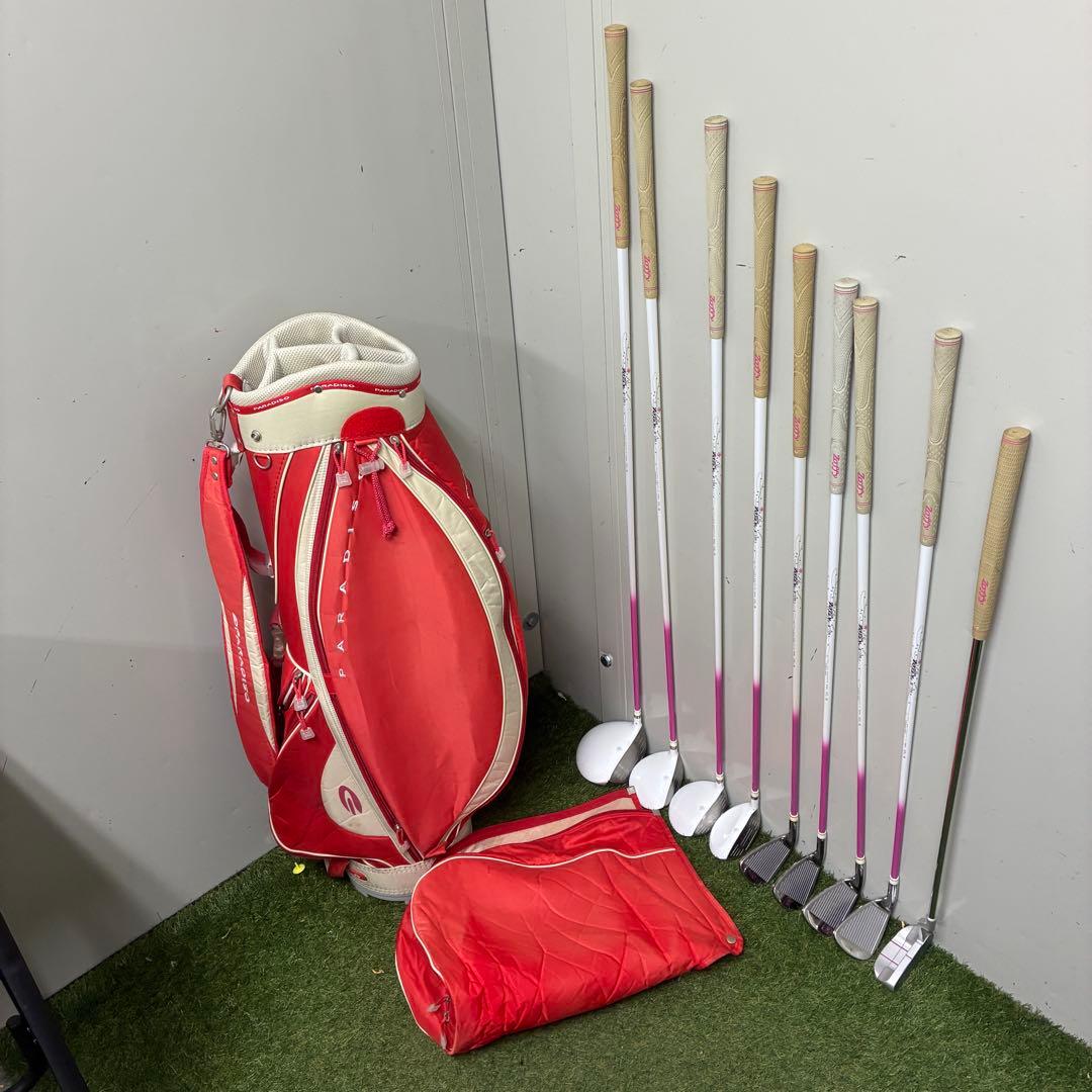 レディースゴルフクラブセット【PARADISO】【ヘッドカバー付】【ZOFFY】