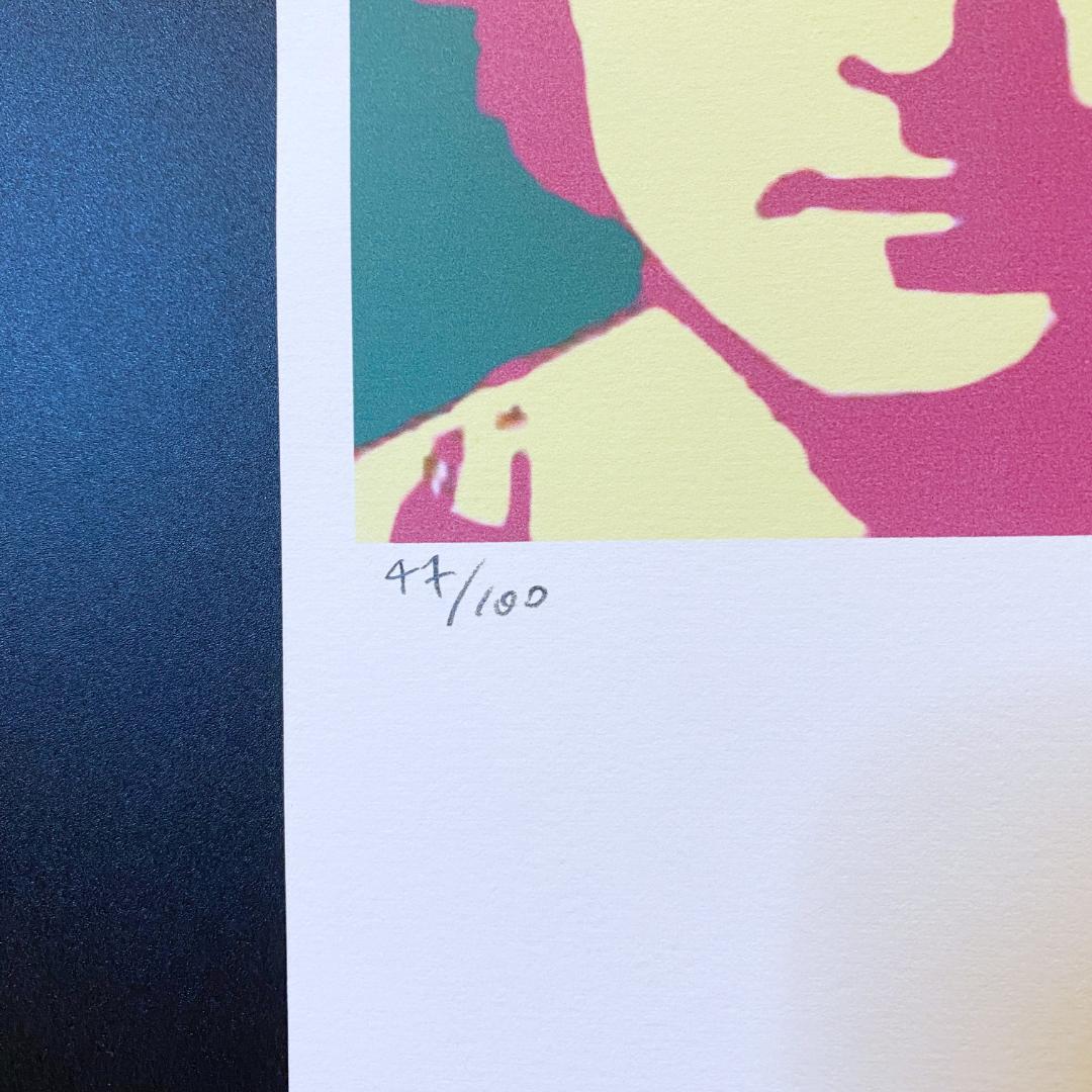 【模写】世界限定100枚 アンディ・ウォーホル ジョン・レノン リトグラフ 色
