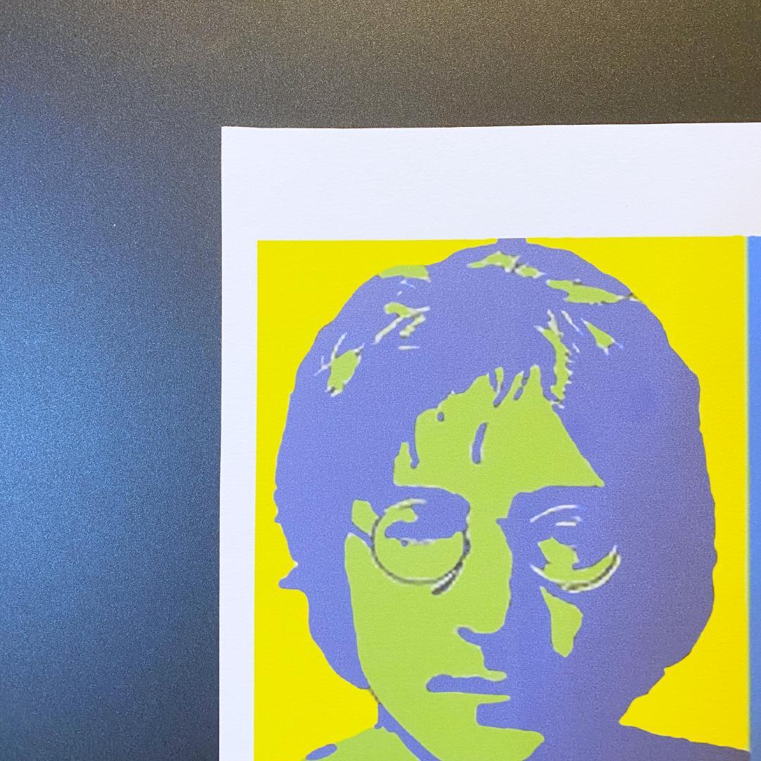 【模写】世界限定100枚 アンディ・ウォーホル ジョン・レノン リトグラフ 色