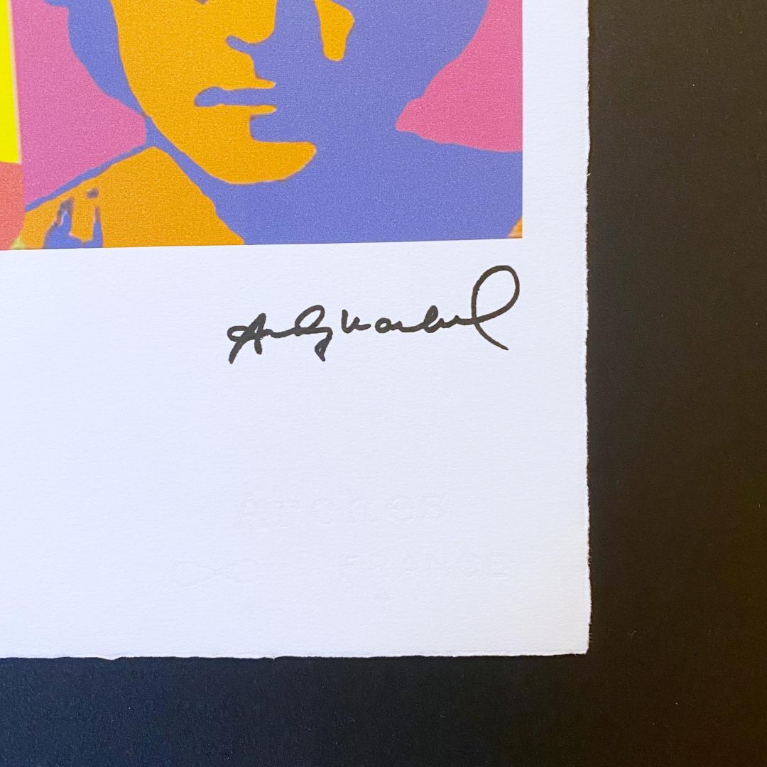 【模写】世界限定100枚 アンディ・ウォーホル ジョン・レノン リトグラフ 色