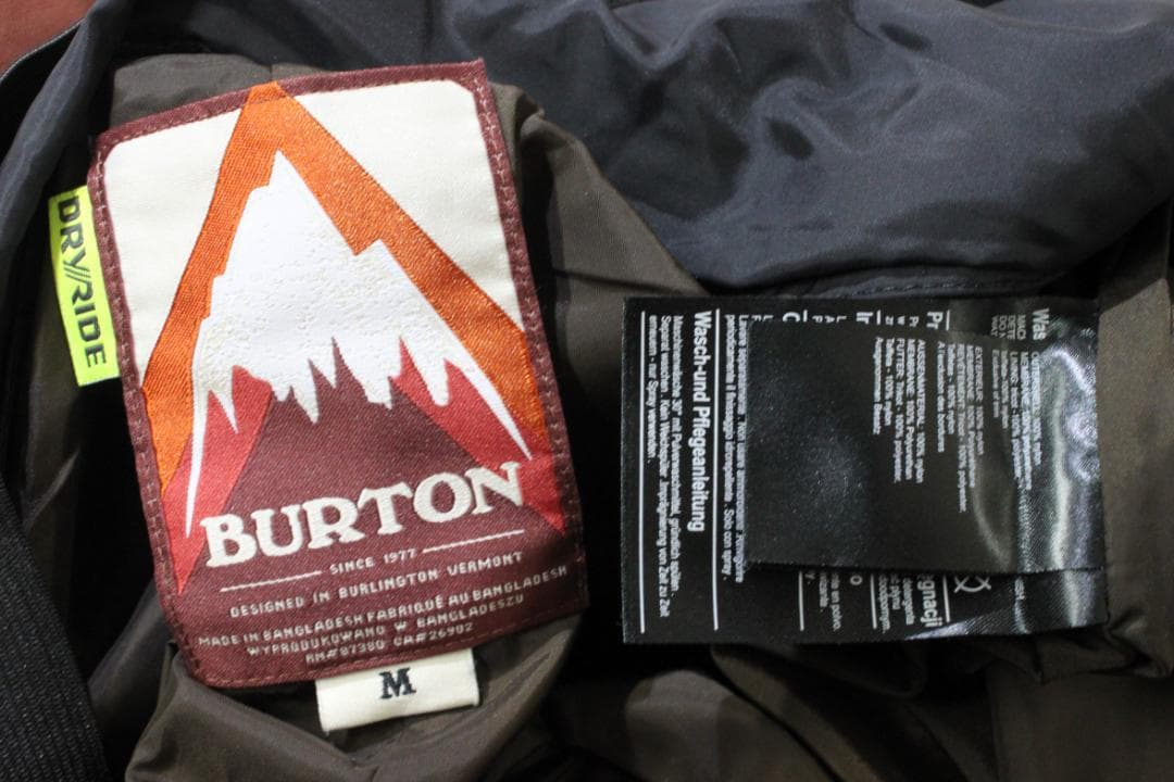 BURTON Dhaka バートン スノーボードウェア セットアップ上下セットM