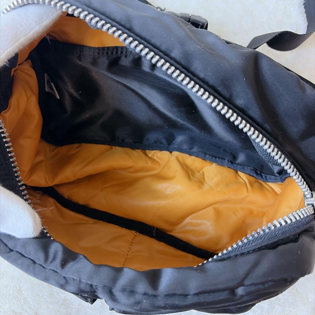 【美品】PORTER タンカー 2way ボディバッグ ウエストバッグ ブラック