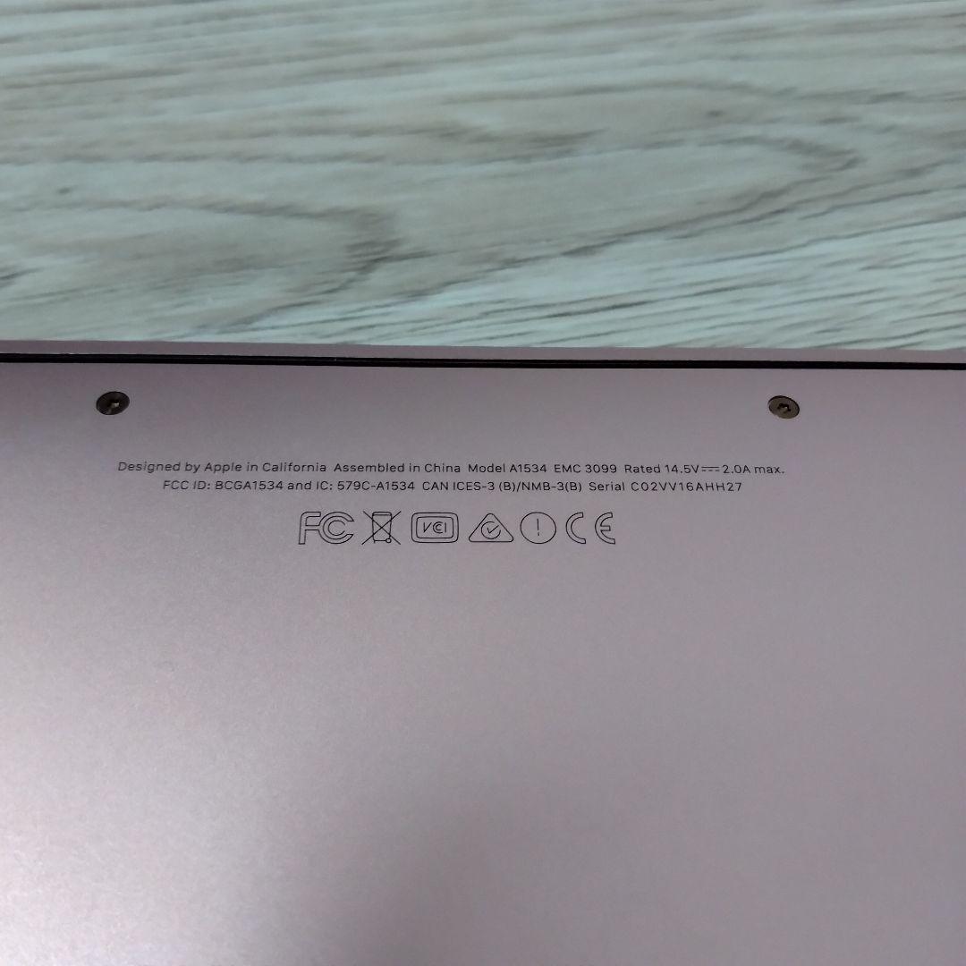 ジャンク品 MacBook retina 12-inch A1534