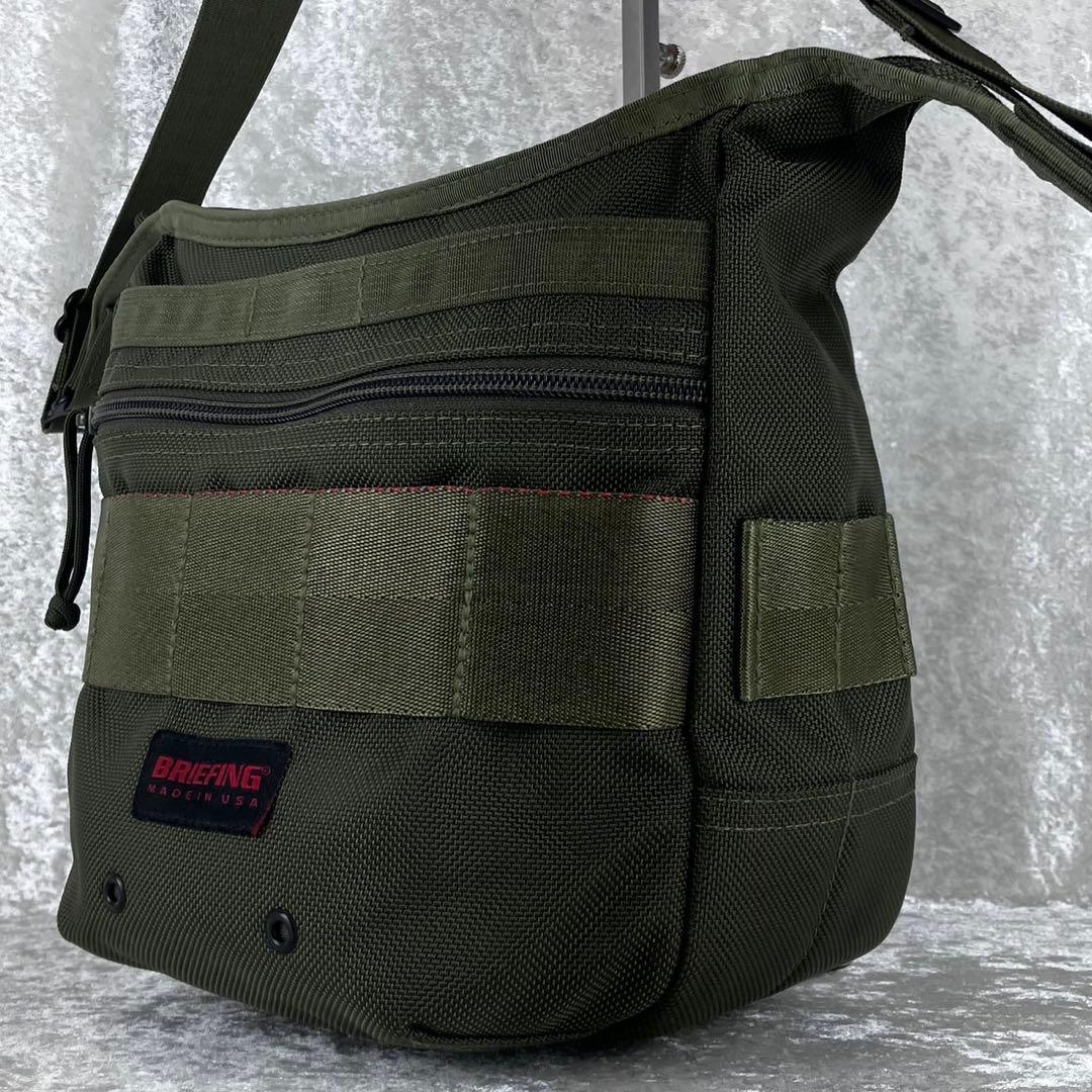完売品 極美品 ブリーフィング デイトリッパーS レンジャーグリーン 肩掛け