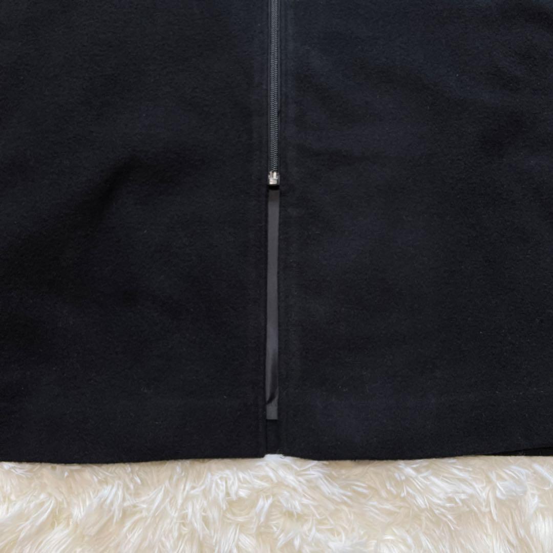 BEARDSLEY メルトンウール混　フーディコート ビッグシルエット　ブラック