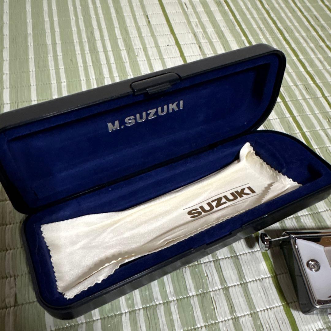 M SUZUKI クロマチックハーモニカ　SCX-48 スズキ　楽器　音楽ハープ