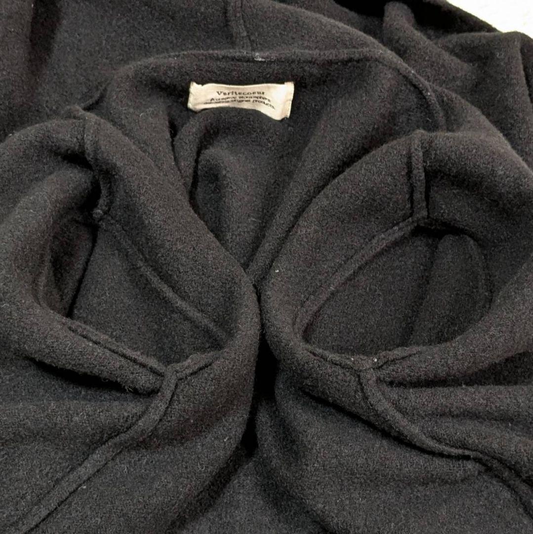 ヴェリテクール コンプレッション 圧縮 ロング コート 黒 フリーサイズ