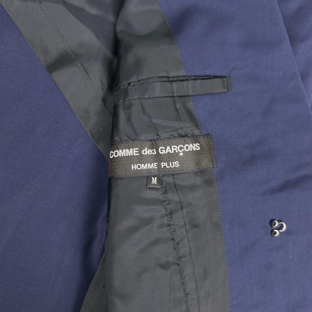 コムデギャルソンオムプリュス 21SS ウール チェスターコート ネイビー