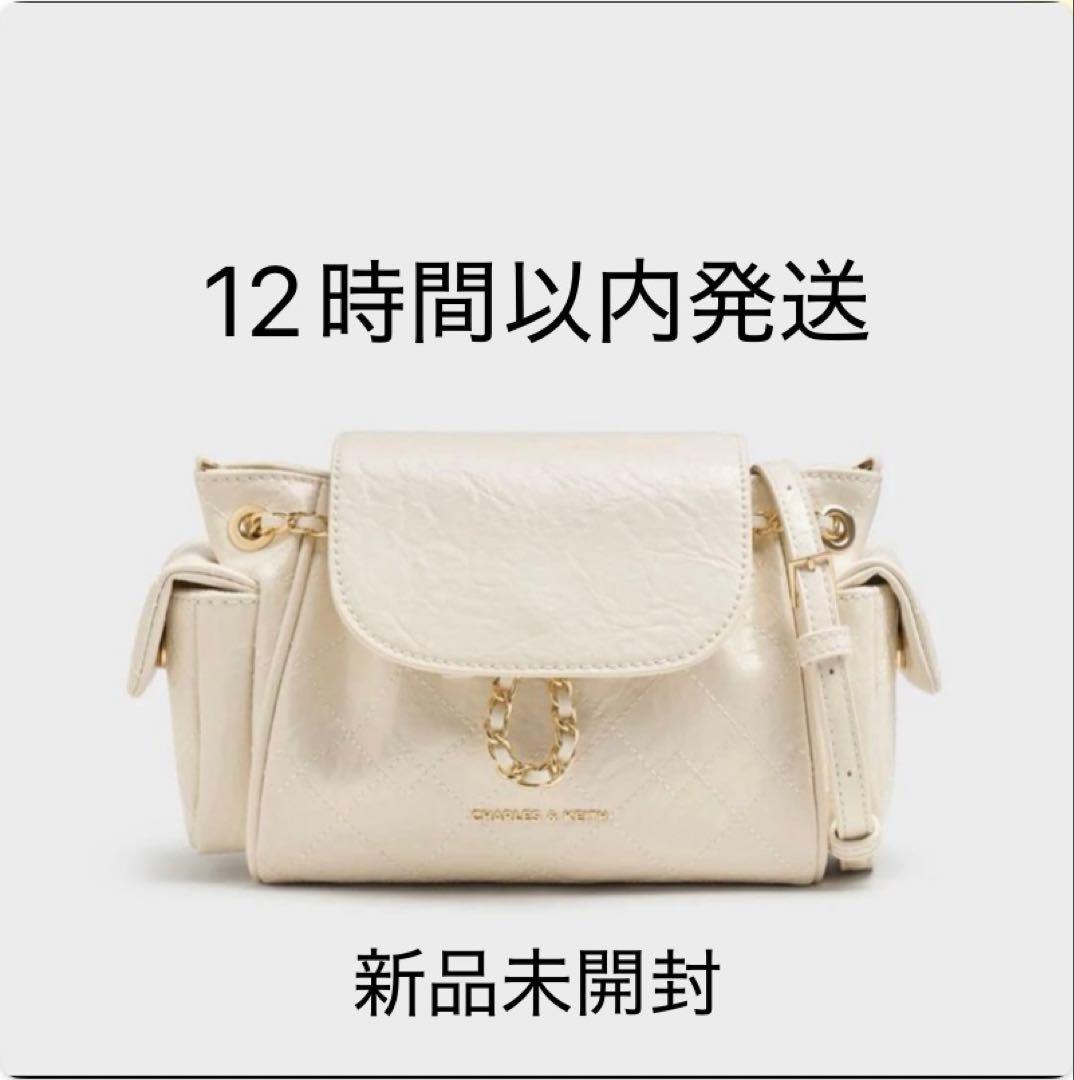 CHARLES&KEITH Duoドゥオ ツーウェイフロントフラップバックパック