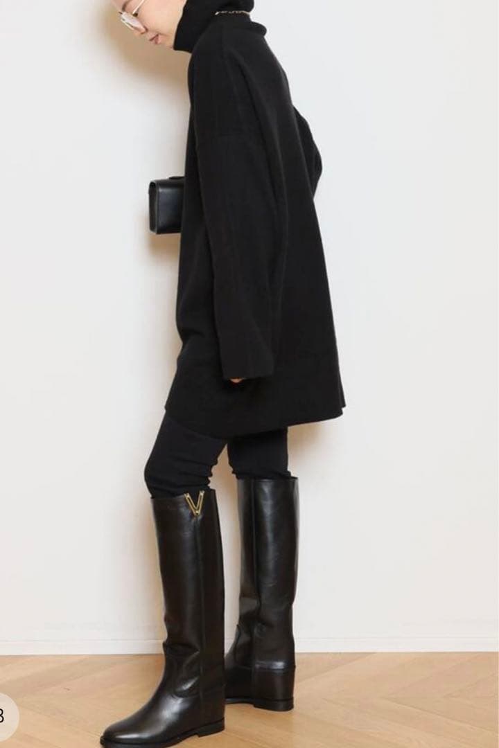 今期完売　ドゥーズィエムクラス　Light タートルネック ニットワンピース