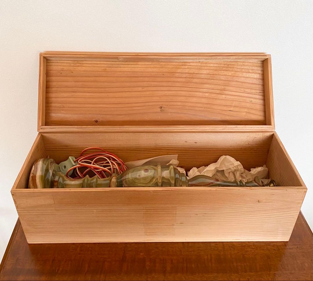 美品】80sヴィンテージランプ オニキス madein パキスタン ベースのみ