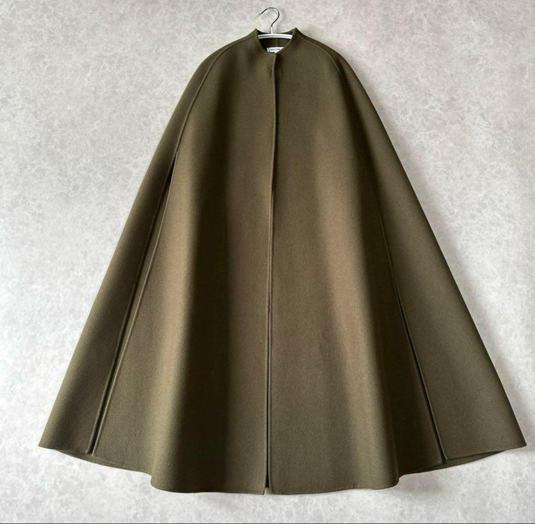 マディソンブルー サイドスリットロングケープ MADISON BLUE