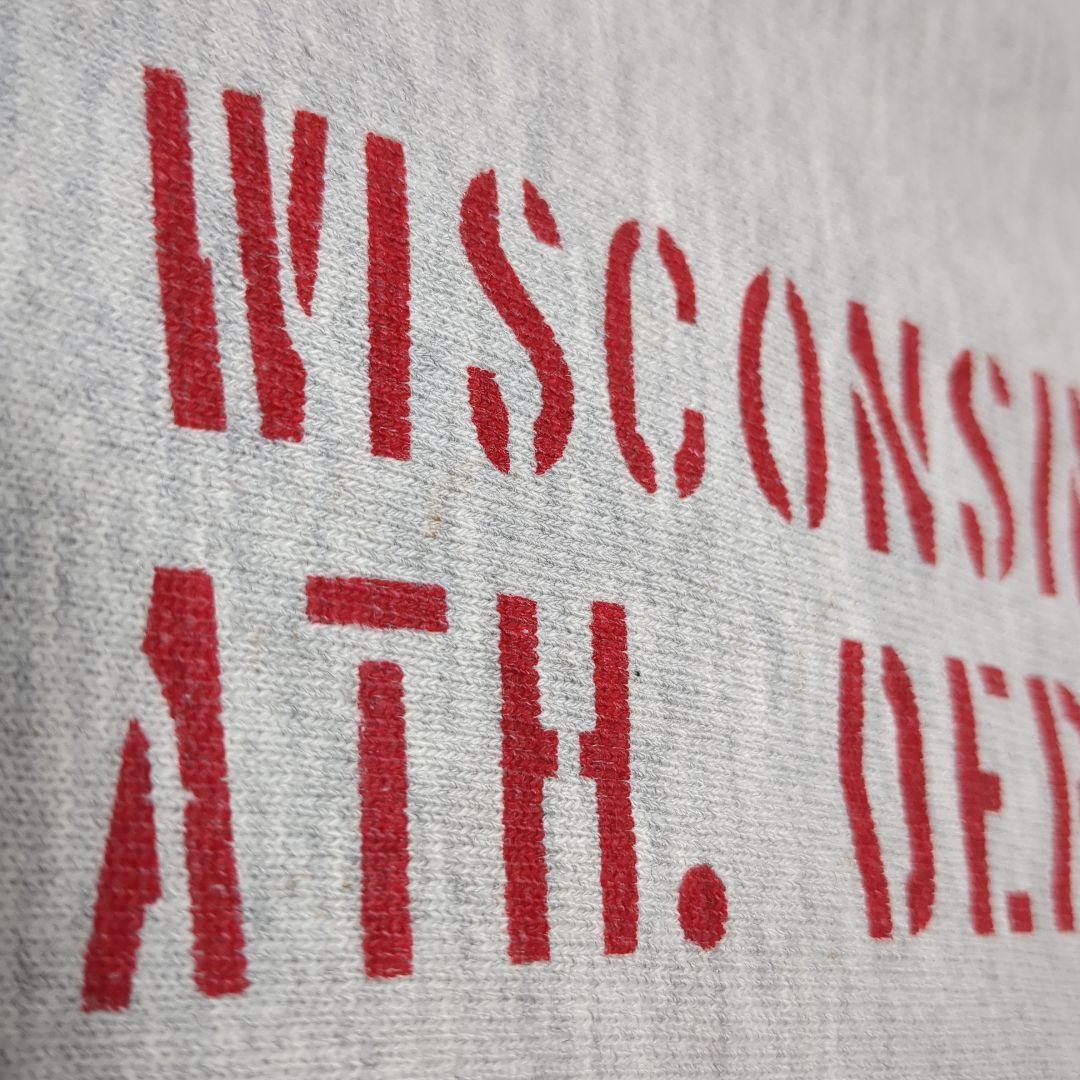 な*と様 【90s 刺繍タグ】レア★3段染み込みプリント ステンシル風 リバース