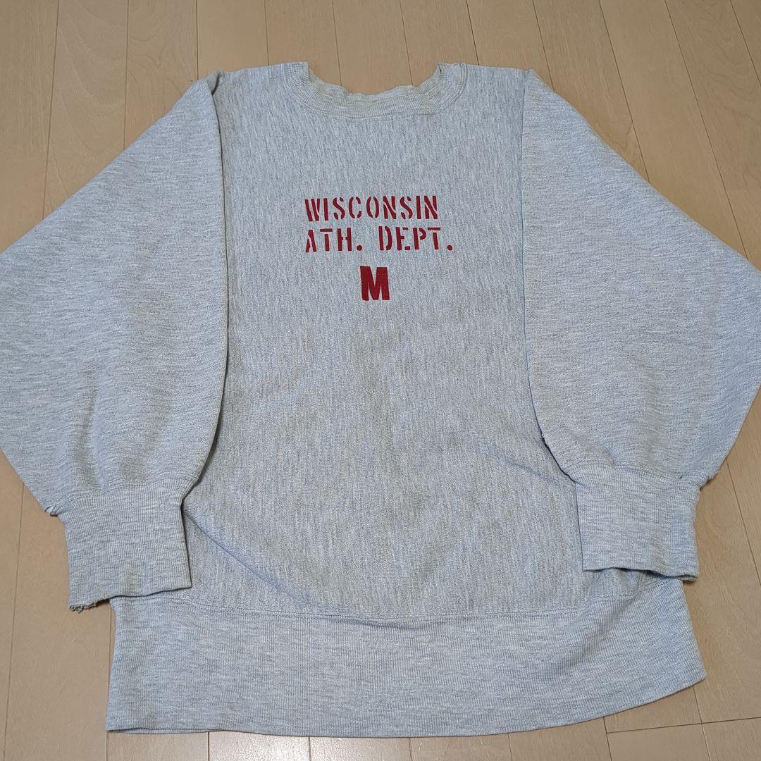 な*と様 【90s 刺繍タグ】レア★3段染み込みプリント ステンシル風 リバース