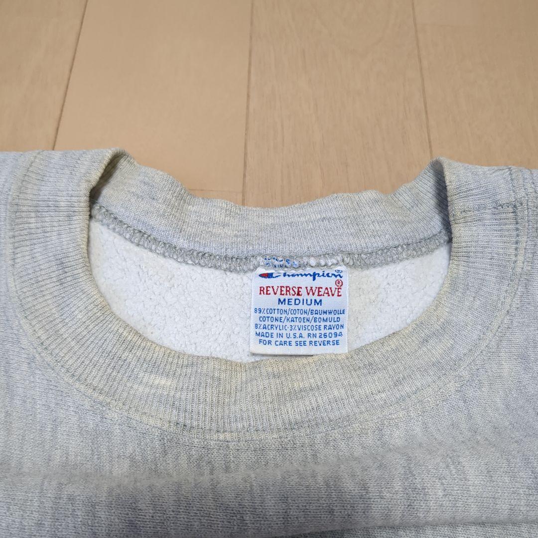 な*と様 【90s 刺繍タグ】レア★3段染み込みプリント ステンシル風 リバース