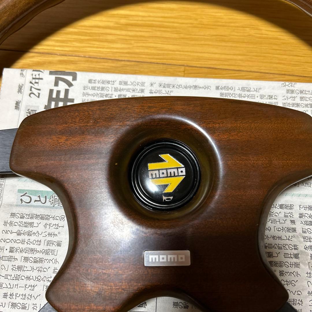 momo ステアリング　モモステ　ウッドステアリング