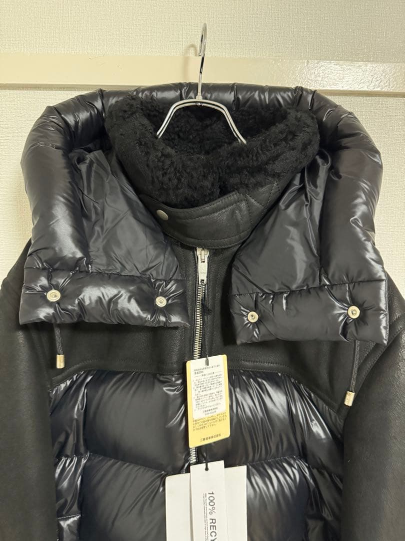 新品未使用 タグ付き DRM ダウンジャケット スエード ボア シープスキン
