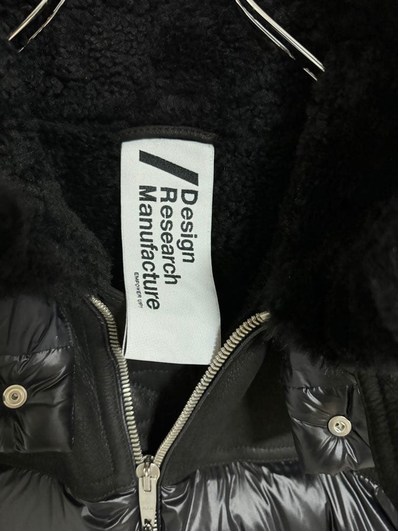 新品未使用 タグ付き DRM ダウンジャケット スエード ボア シープスキン