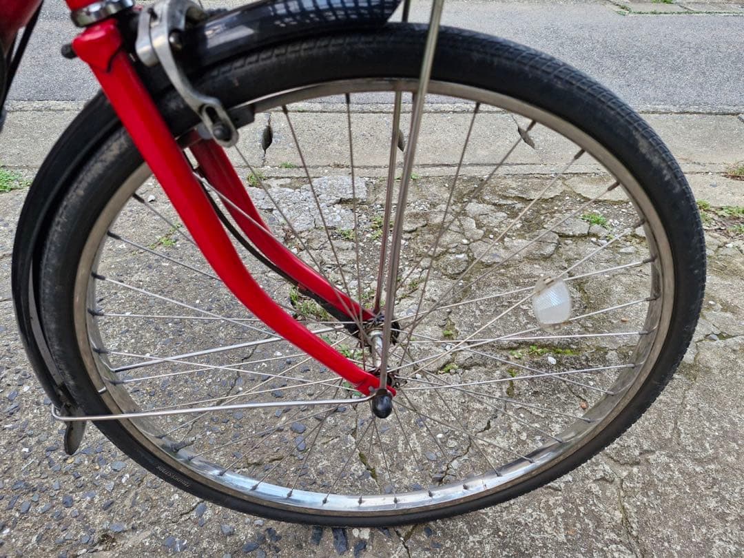 ヤマハ 電動アシスト自転車 赤 pass natura