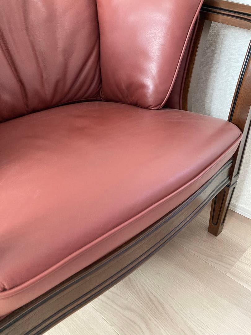 2脚あり】マルニ木工 地中海ロイヤル シリーズ シャルル アームチェア 本革