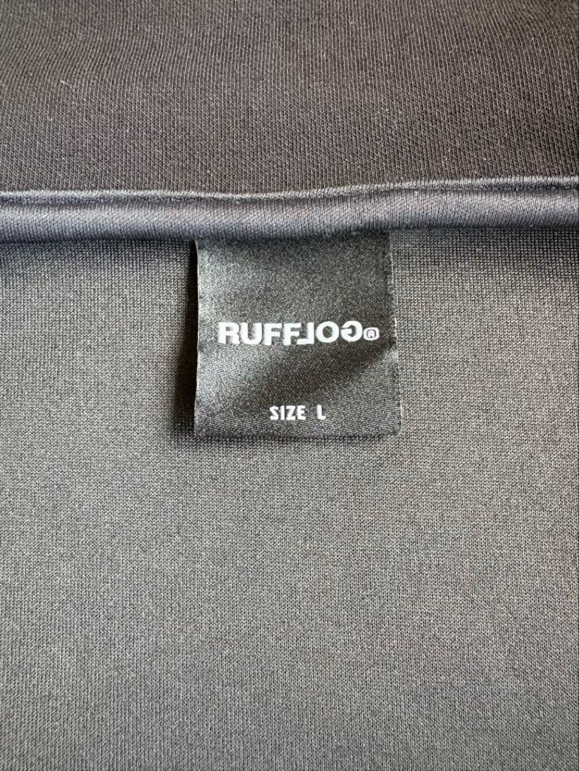 ラフロッグRUFLOG RAGLAN EASY MOVE HOODIEブラックL