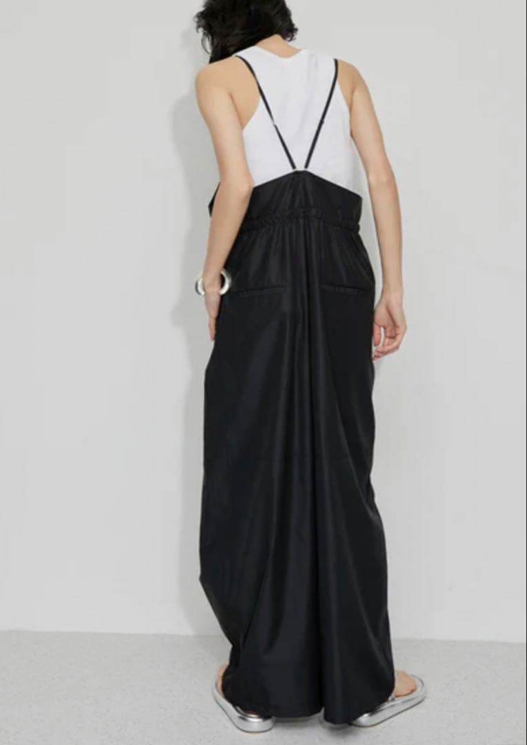 【刃】撥水ロンパース　黒　フリー