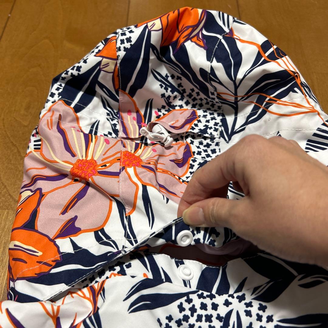 新品！ROXY 花柄　フード付きジャケット スキーウェア　ボードウェア　S