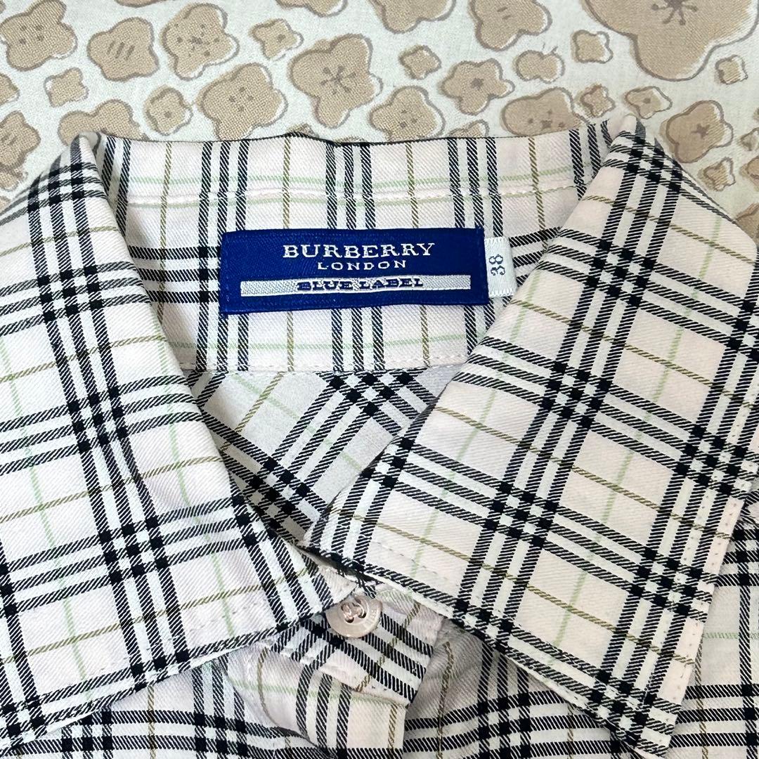 BURBERRY BLUE LABEL 長袖シャツ ピンク ノバチェック 38 - メルカリ