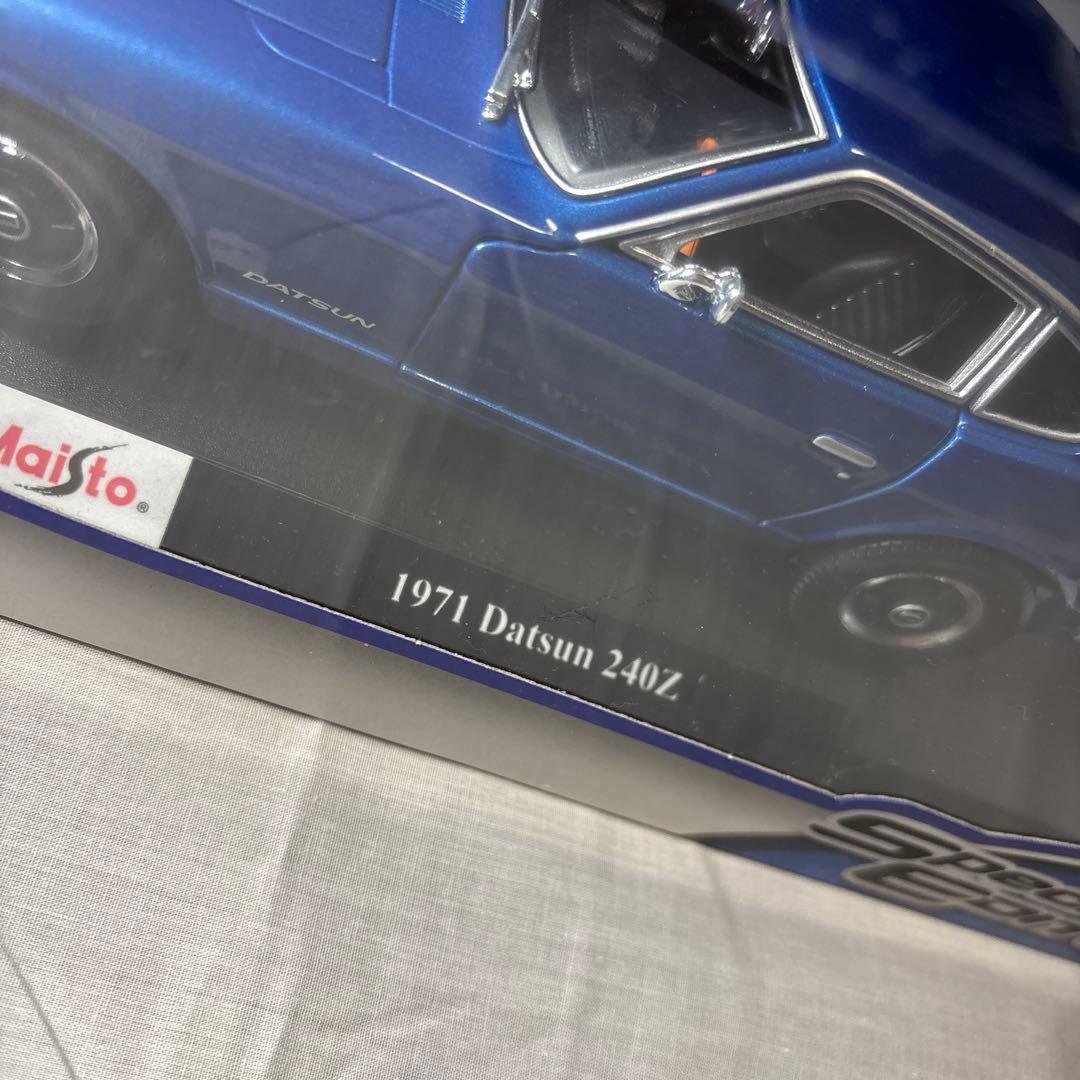 日産　ダットサン240Z ブルー　マイスト 1:18