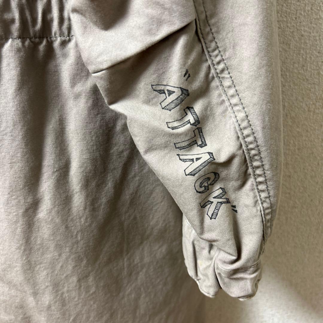 【値下げ】undercoverグレー モッズコート ファー付き