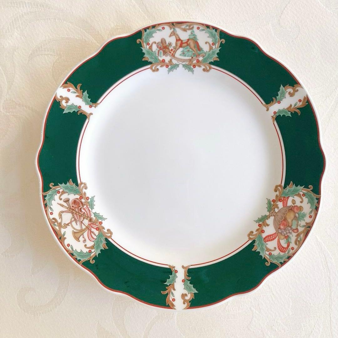 【希少】ノリタケ プリマチャイナ クリスマスプレート 21.5cm 5枚セット