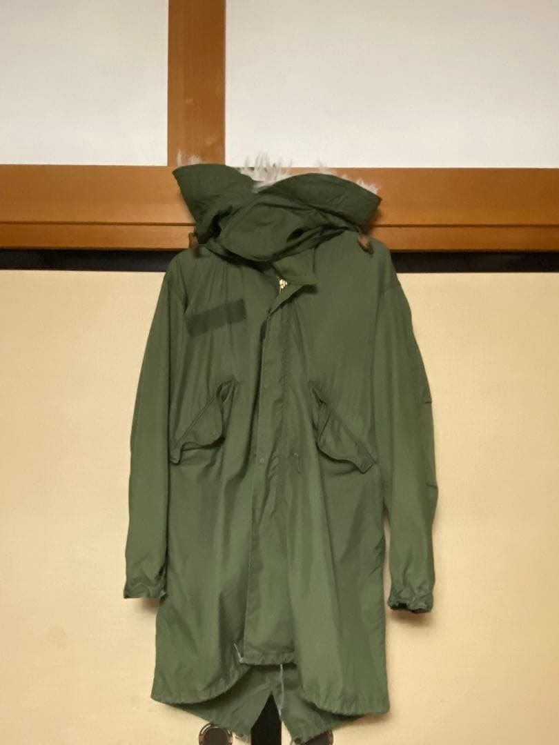 US ARMYミリタリージャケット m-65フード付き デッドストック