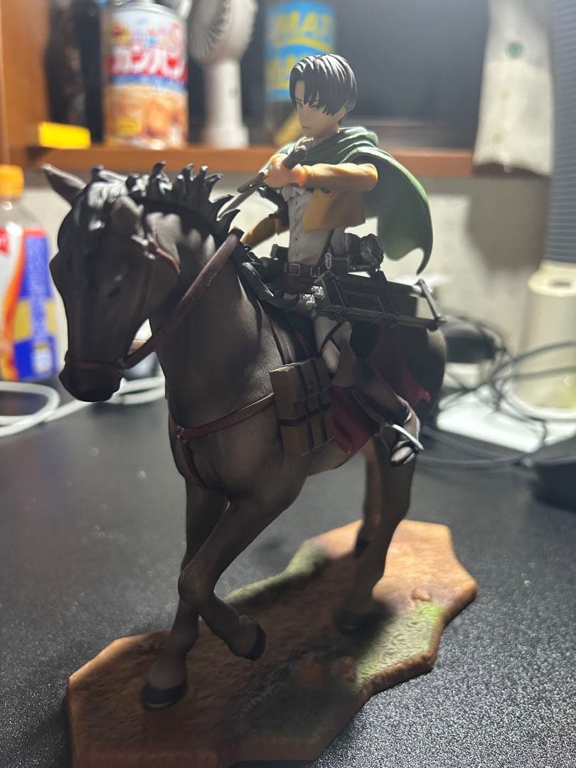 一番くじ リヴァイ騎馬フィギュア b賞ラストワン賞セット