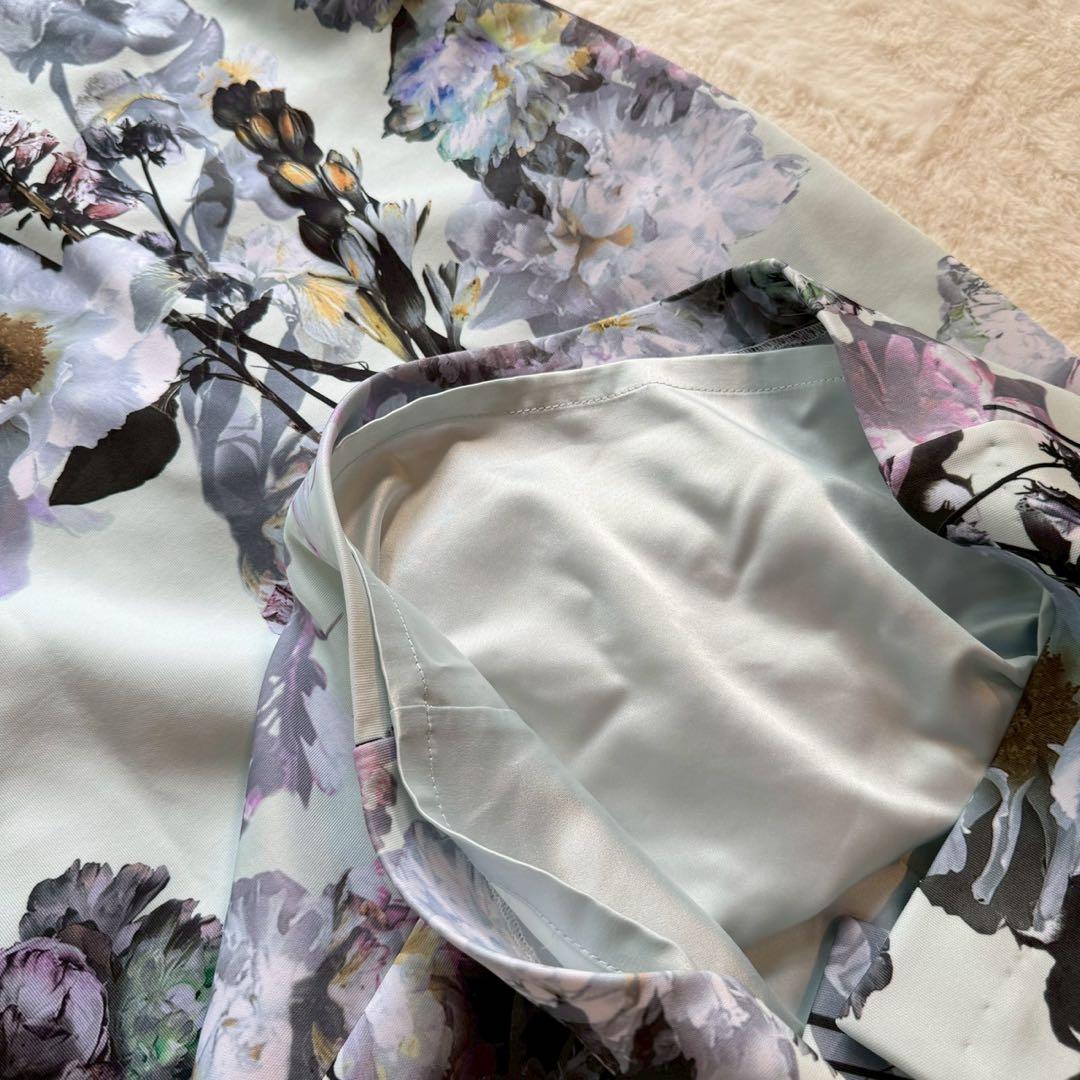 極美品✨TED BAKER フラワー 花柄ワンピース　ミント