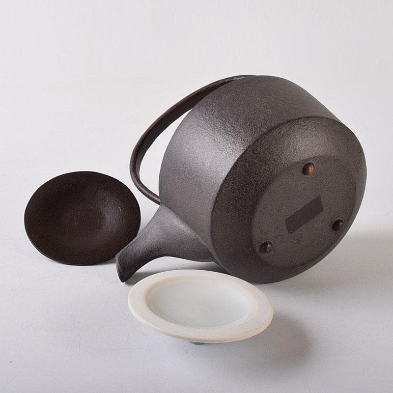 luchiha 　高橋敬典作　竹地文　銚子　蓋二種付　共箱　7855C