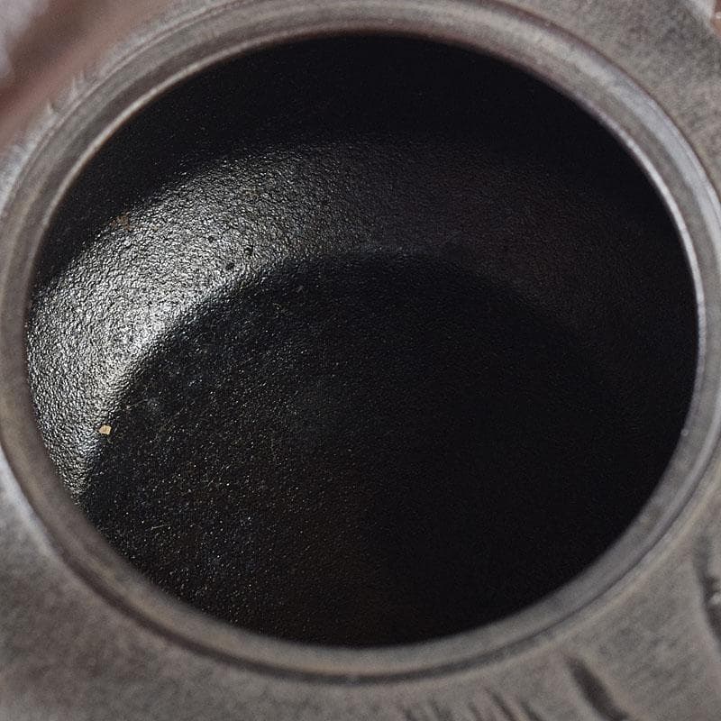 luchiha 　高橋敬典作　竹地文　銚子　蓋二種付　共箱　7855C