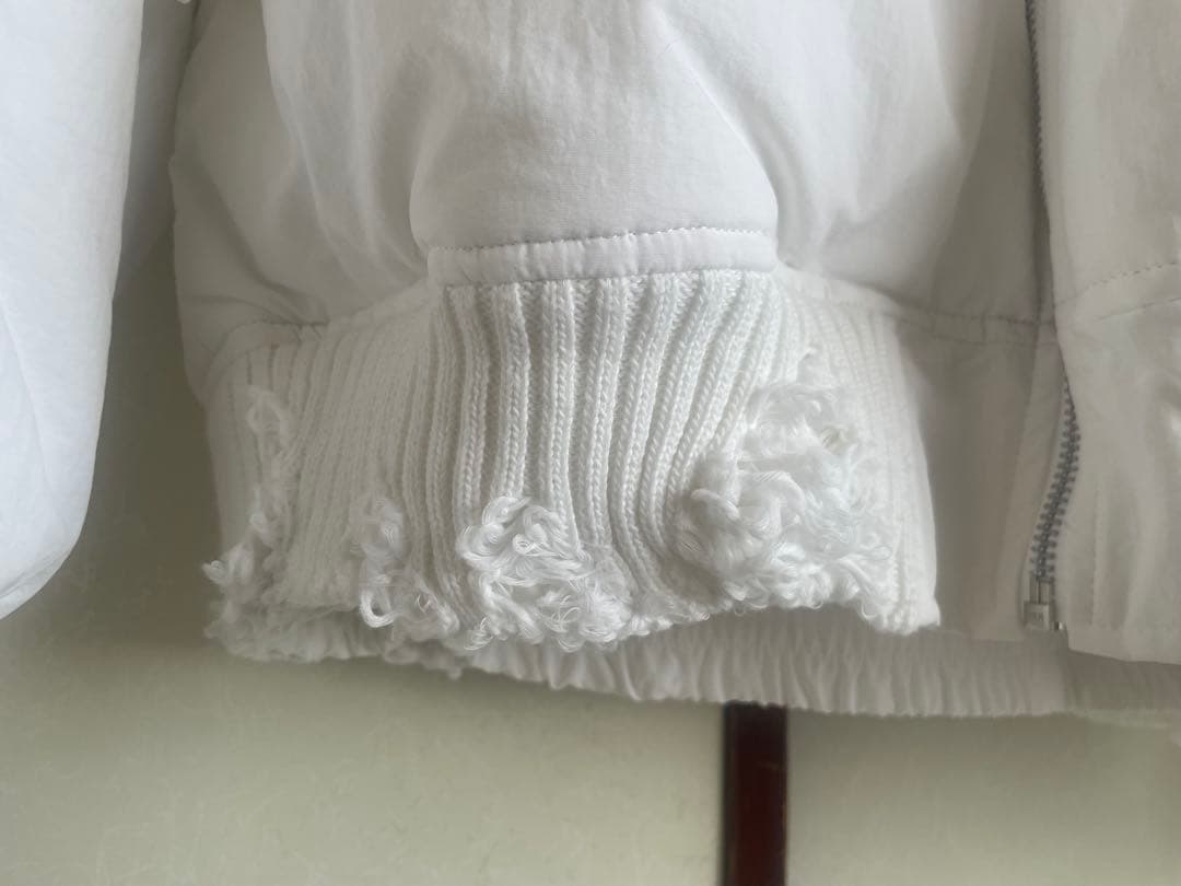 MUZE ホワイト MA1ジャケット