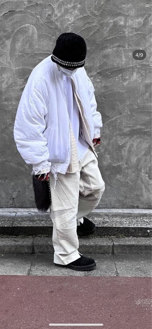 MUZE ホワイト MA1ジャケット