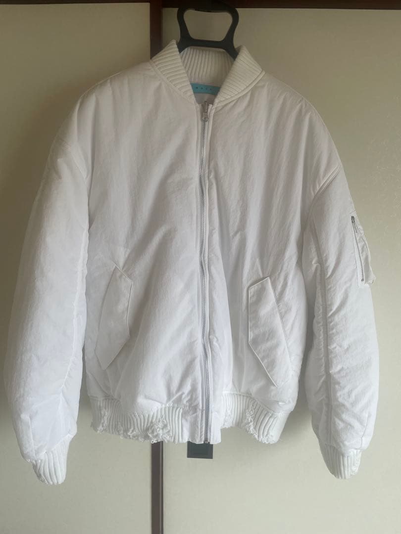 MUZE ホワイト MA1ジャケット