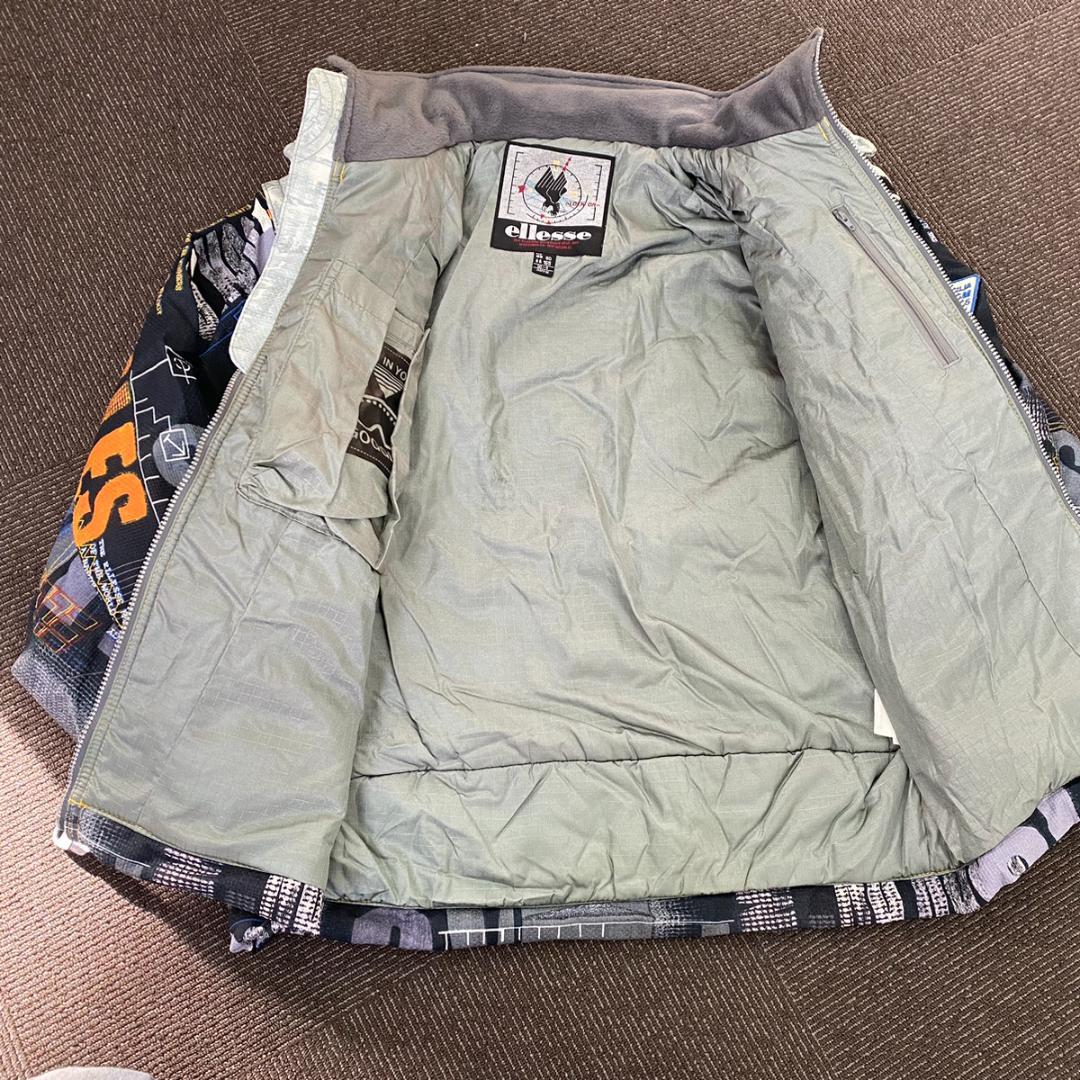 上下セット ellesse エレッセ スキーウェア M ヴィンテージ ワッペン