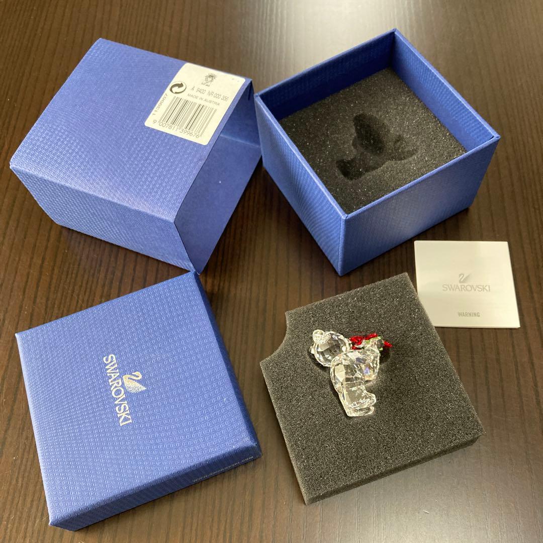 スワロフスキー クリスマスベア 2012年限定 ポインセチア