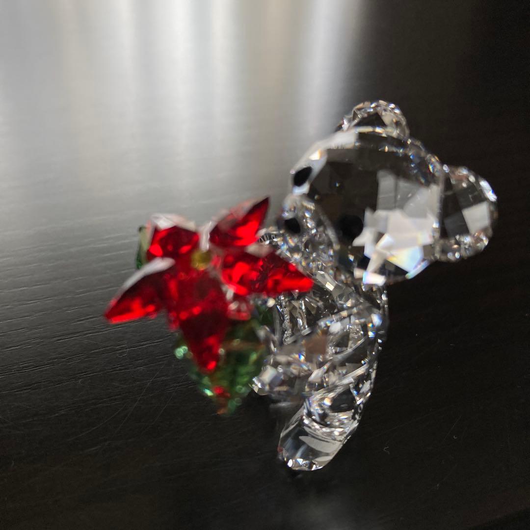 スワロフスキー クリスマスベア 2012年限定 ポインセチア