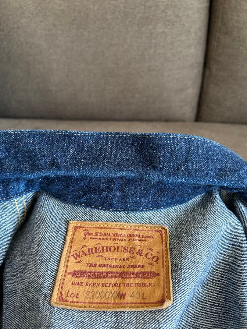 WAREHOUSE & CO.デニムジャケット Lot S2000XXW 40L