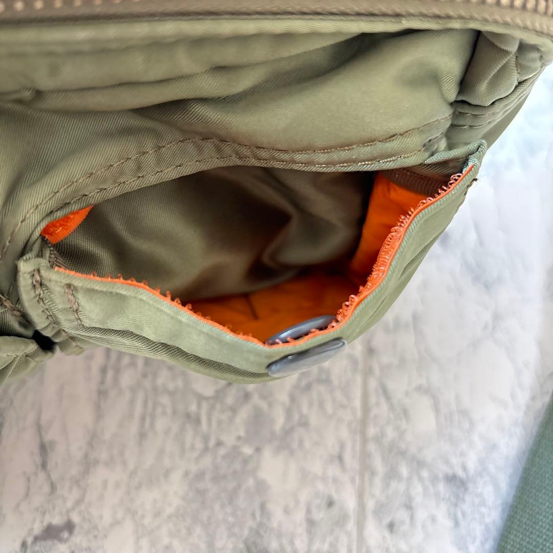 PORTER 吉田カバン ポーター TANKER ボディバッグ ナイロン カーキ