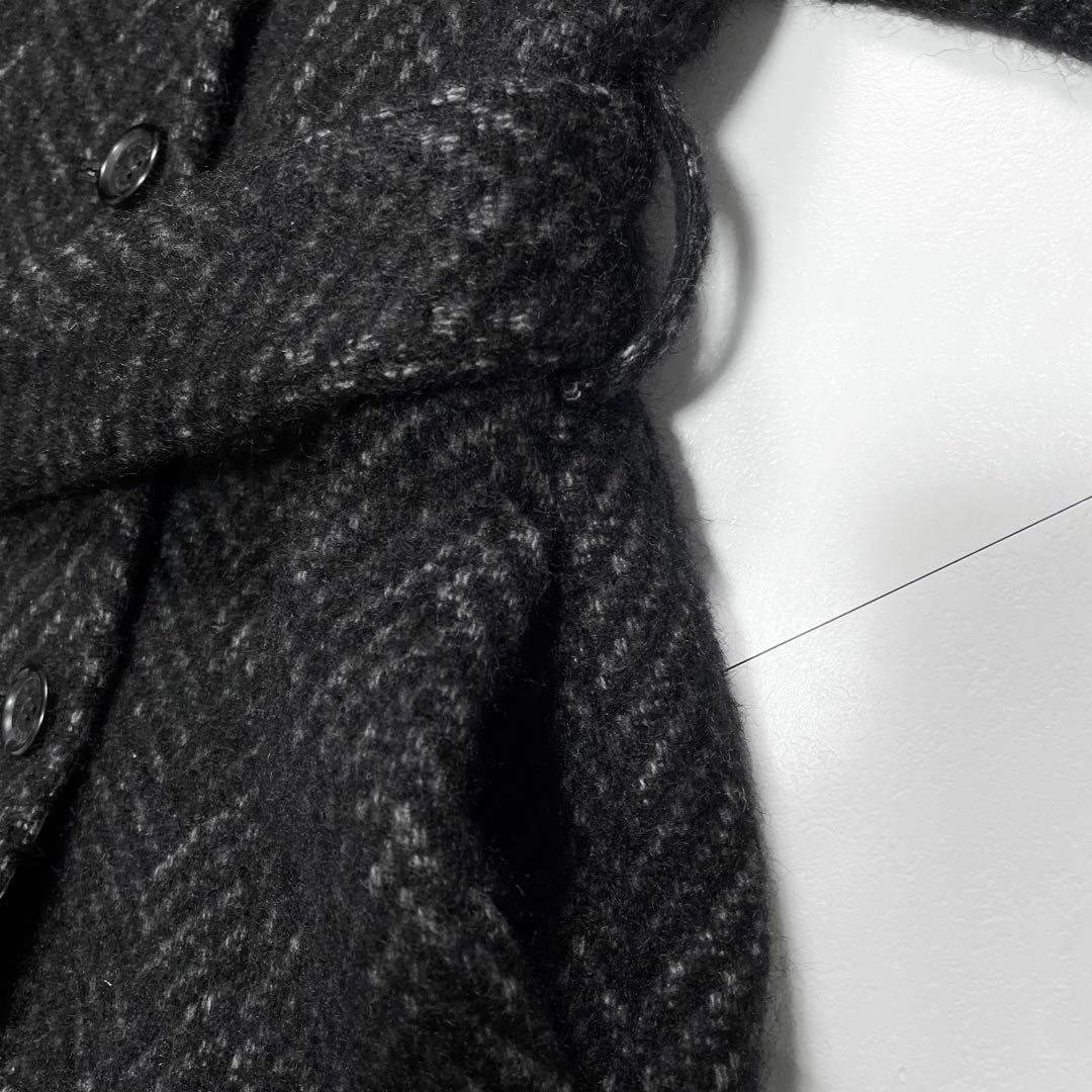 【未使用✨定価18万】ボーダーズアットバルコニー ダブルノーカラーコート 近年