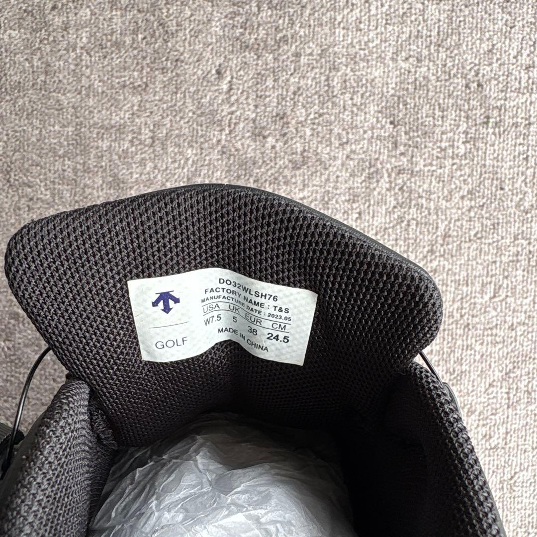 ◼️新品未使用　デサントBOA ゴルフシューズ 女性用 24.5cm